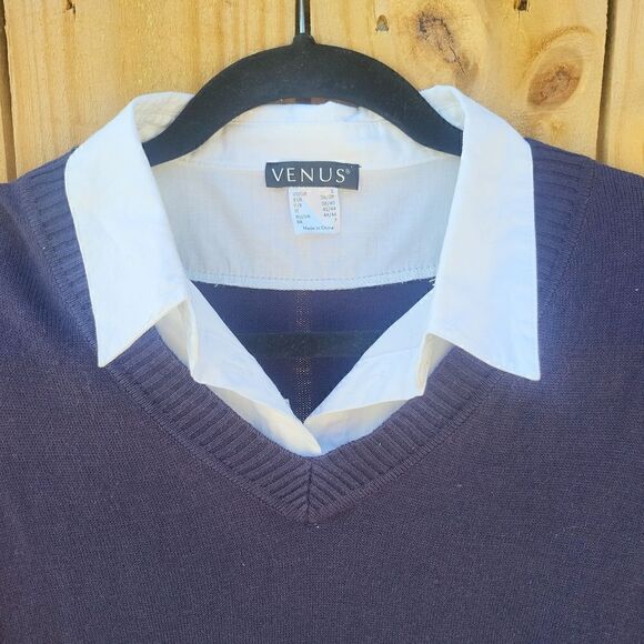 Preppy collared neck dress, Small - Picture 2 of 5